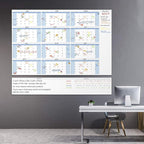 CLEVER CLEAN Large Dry Erase Wall Calendar - Image 6