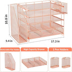 OPNICE Desk Organizer, 5-Tier Paper File Organizer - Image 7