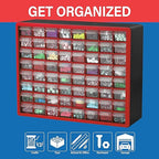 Akro-Mils 64-Drawer Plastic Drawer Storage Cabinet - Image 4
