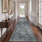 GENIMO Runner Rug 2x12 Non Slip Machine Washable Vintage Hallway Runner Rug by GENIMO