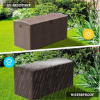 Yardgrace 180 Pro Gallon Deck Box, Outdoor Storage Box Lockable, Waterproof - Image 5