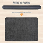 Office Chair Mat for Hardwood Floor 36x48 Inch, Non-Slip Heavy Duty Floor Protector, Easy Glide PVC Mat for Rolling Chairs, Ideal for Wood Tile & Hard Floors(Black)