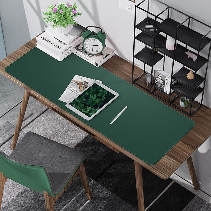 AFIING Leather Desk pad Protector, Large Non-Slip Office Desk Mat - Image 5