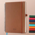 IN-LUXPRO Planner 2026 Daily Weekly and Monthly, 12 Months Spiral Bound by IN-LUXPRO