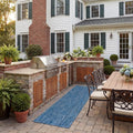 safavieh courtyard collection 2'3" x 6'7" navy cy8520, main product view