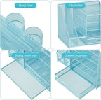 Marbrasse Desk Organizer with File Holder, 5-Tier Paper Letter Tray Organizer - Image 4