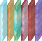 ForraFun 120 Pcs 12 Inch Plastic Ruler Bulk Colorful Transparent Ruler by Unknown