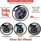 dbest products Trolley Dolly Black Foldable Shopping cart - Image 3