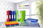 Exacompta - Ref 85872E - Iderama Collection - Semi-Rigid Display Book - 240 x 320mm in Size, Suitable for A4 Documents, 40 Pockets, 0.5mm Polypropylene - Light Blue
