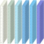 ForraFun 120 Pcs 12 Inch Plastic Ruler Bulk Colorful Transparent Ruler by Unknown