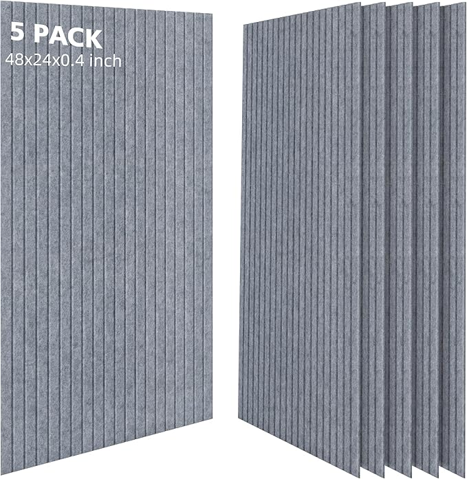 Acoustic Panels, 5 Pack Sound Panels Noise Reducing by AUTORIFIC