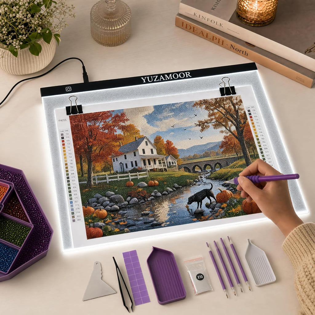 a2 large tracing led light pad kits for, close-up detail