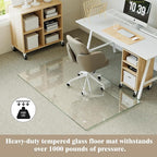 Koonmi Tempered Glass Chair Mat - Image 5
