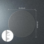 Office Chair Mat for Carpet, 36 Inch Round Chair Mat PVC Clear Chair Mat Easy Clean with Non-Slip Studded for Home Office Chair | Computer Desk Chair Mat, Rolling Carpet Chair Mats with Non-Slip Studded, Carpet Protector for Home Office Low Pile Carpet