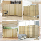 HOMCOM Room Divider, 8 Panel Folding Privacy Screen, 5.6' Tall Freestanding - Image 6