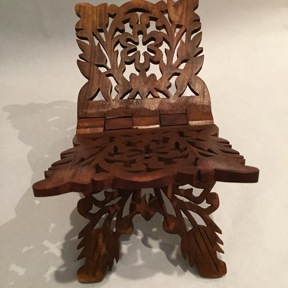 Prayer Book Holder Stand Unique Holidays Gift Rihal Rehal Rail Wooden Carved ...