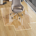 MESAILUP Beveled Edge Irregular Office Chair Mat by MESAILUP