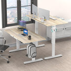 SHW 55 x 28 Inches Electric Height Adjustable Standing Desk - Image 2