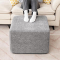 23.6'' square pouf boneless ottoman foot rest with, main product view