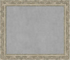 Amanti Art Silver Framed Magnetic Board 24x28 Medium Vision Board by AmantiArt