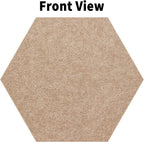 15'' Large Hexagon Cork-Bulletin Board Tiles Adhesive Frameless 10 Pack 15 x 13 - Image 2