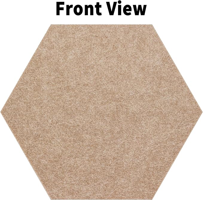 15'' Large Hexagon Cork-Bulletin Board Tiles Adhesive Frameless 10 Pack 15 x 13 - Image 2