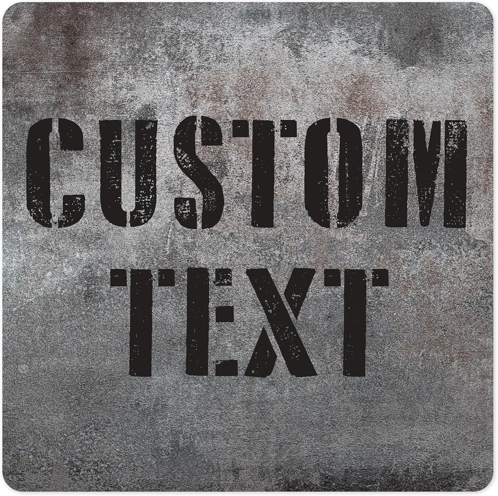 Custom Sign, Custom Street Sign, 11 Font Colors, 13 Font Styles, 4 Hole Options