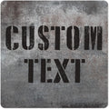 Custom Sign, Custom Street Sign, 11 Font Colors, 13 Font Styles, 4 Hole Options