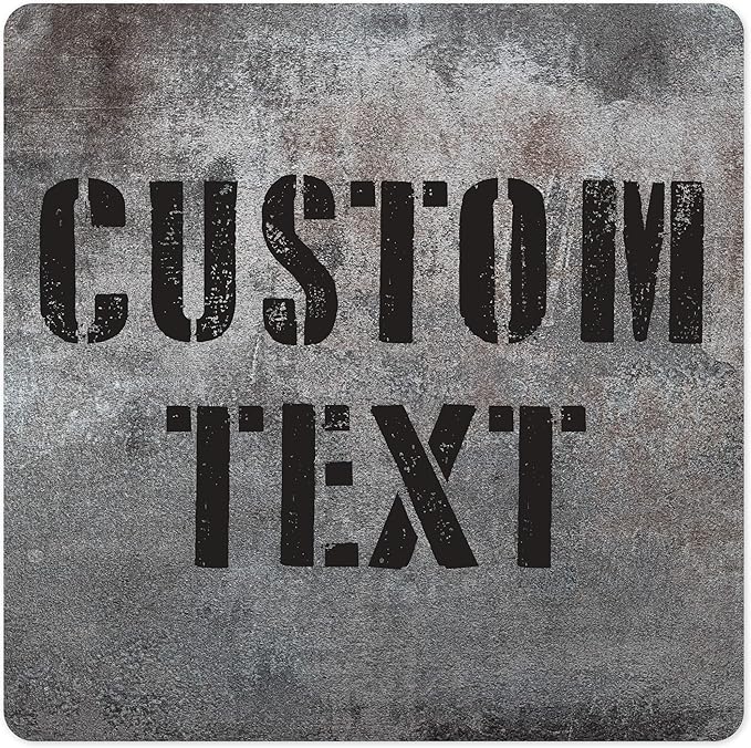 Custom Sign, Custom Street Sign, 11 Font Colors, 13 Font Styles, 4 Hole Options by MySignCenter