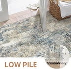 GENIMO Washable Area Rugs for Living Room, 10x12 Modern Non Slip Rugs, Low Pile - Image 5