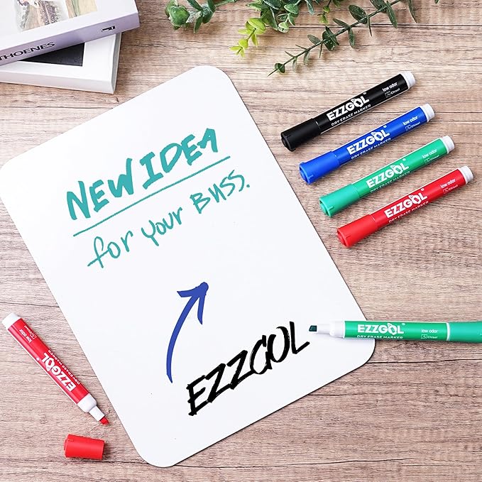 Ezzgol Dry Erase Markers Bulk, 72 Pack Basic Multi-color Red Blue Black Green - Image 5