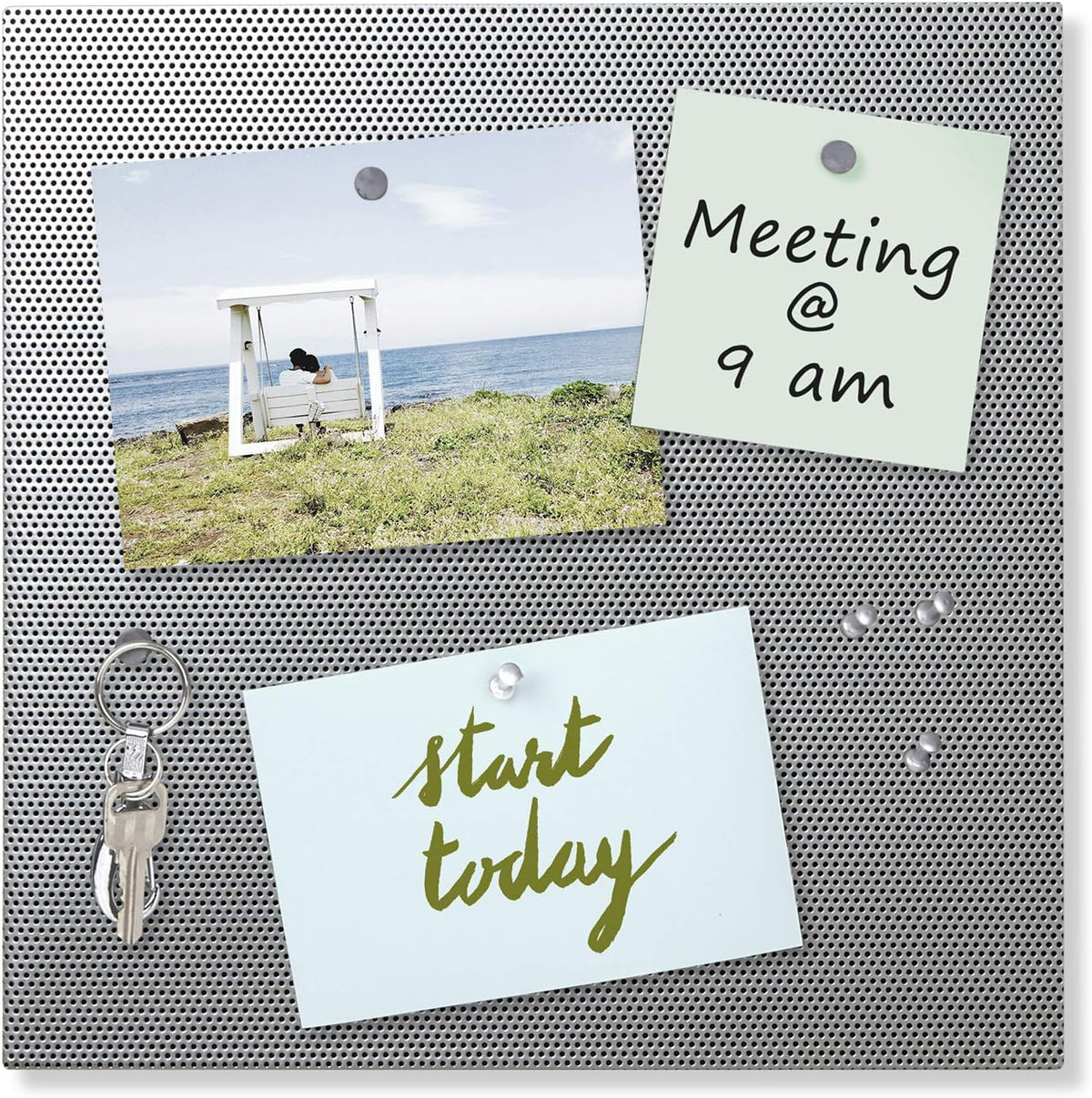 Umbra Bulletboard Magnetic Bulletin Board – Modern Look and Clever Dual Surfa...