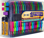 June Gold 72 Mechanical Pencils, 0.7 mm HB #2 Lead, 2 Dispensers/w 220 Graphite by JuneGold