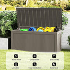 Yardgrace 320 Gallon Lockable Resin Deck Box, Waterproof & UV-Resistant Outdoor - Image 8