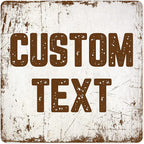 Custom Sign, Custom Street Sign, 11 Font Colors, 13 Font Styles, 4 Hole Options by MySignCenter