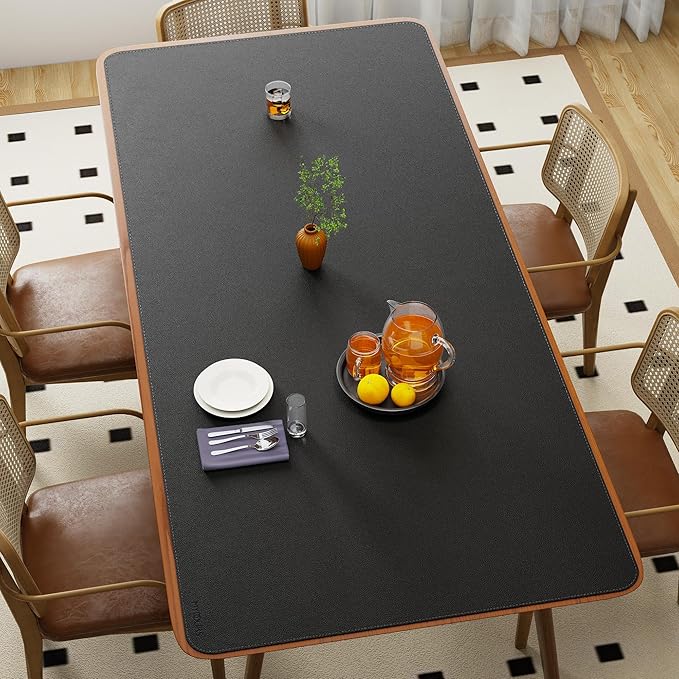 Mydours 79" x 36" Extra Large Desk Pad XXL, Desk Protector Mat - Image 4