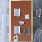CENNBIE Leather Desk Mat, Extended Non-Slip Table Pad, Waterproof PU Leather - Image 4