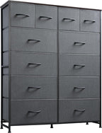 WLIVE Tall Dresser for Bedroom
