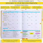 Life Planner - Undated Weekly & Monthly Planner, 12-Month Journey to Increase - Image 4