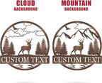Custom Deer Outdoor Cabin Sign | Mountain Decor | Hunting Gift - Image 7