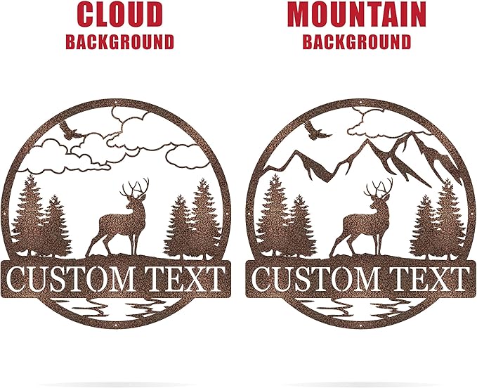 Custom Deer Outdoor Cabin Sign | Mountain Decor | Hunting Gift - Image 7