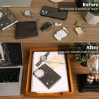 KOLWOVEN Wood Letter Tray -Load Documents Tray - Image 7
