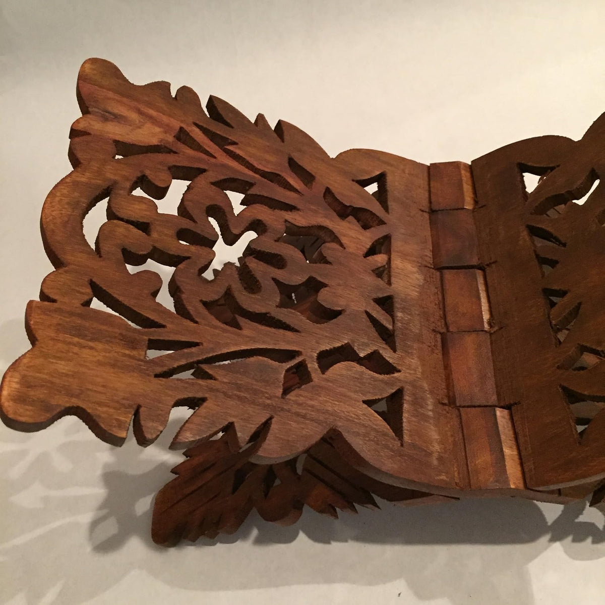 Prayer Book Holder Stand Unique Holidays Gift Rihal Rehal Rail Wooden Carved ...