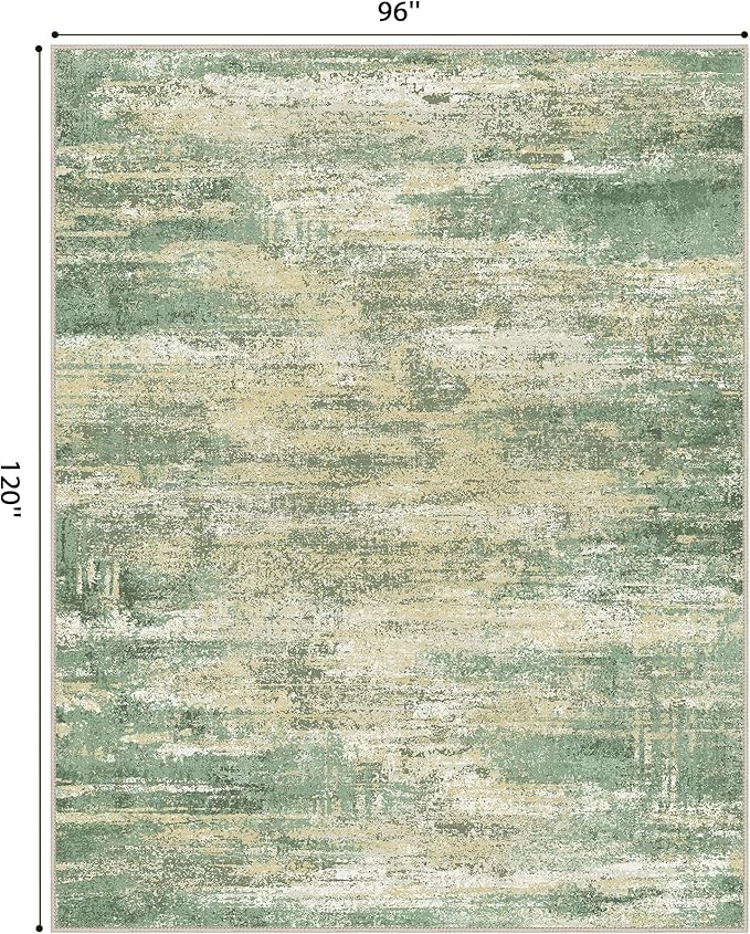 GENIMO 8x10 Area Rugs, Machine Washable Rugs - Image 2