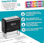 Custom Self Inking Rubber Stamp - Image 4