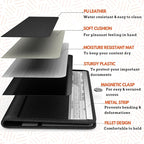 Premium Leather with Magnetic Shut Car Registration and Insurance Card Holder - Image 5