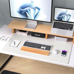 Aothia Leather Desk Pad Protector, Mouse Pad, Office Desk Mat, Non-Slip PU - Image 9
