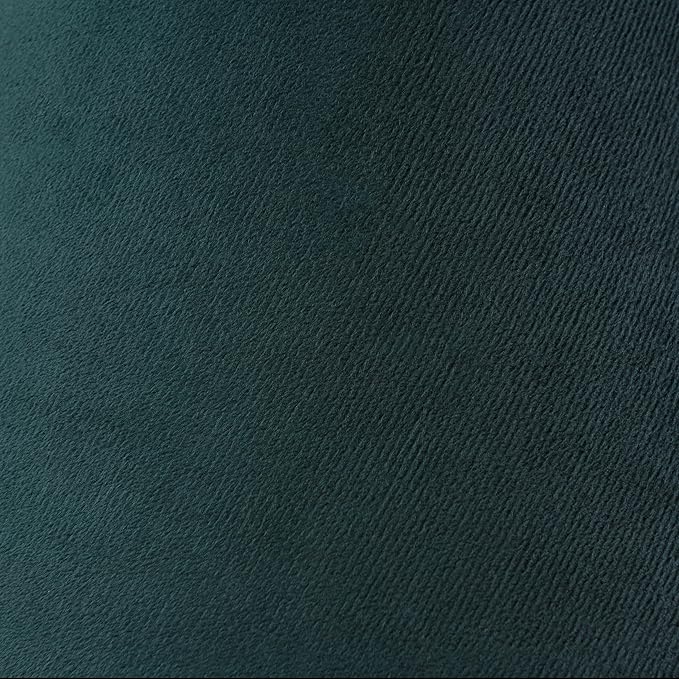 Green Velvet Lampshades Set of 2 Medium Drum Lamp Shade 13" Top x 13" Bottom x - Image 3