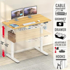 SHW 48-Inch Electric Height Adjustable Standing Desk - Image 4