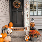 Hello Fall Porch Sign 47" Thanksgiving Day Wooden Door Sign Large Autumn - Image 5